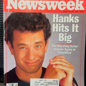Newsweek Magazine September 26, 1988 Tom Hanks cover Seoul Olympics